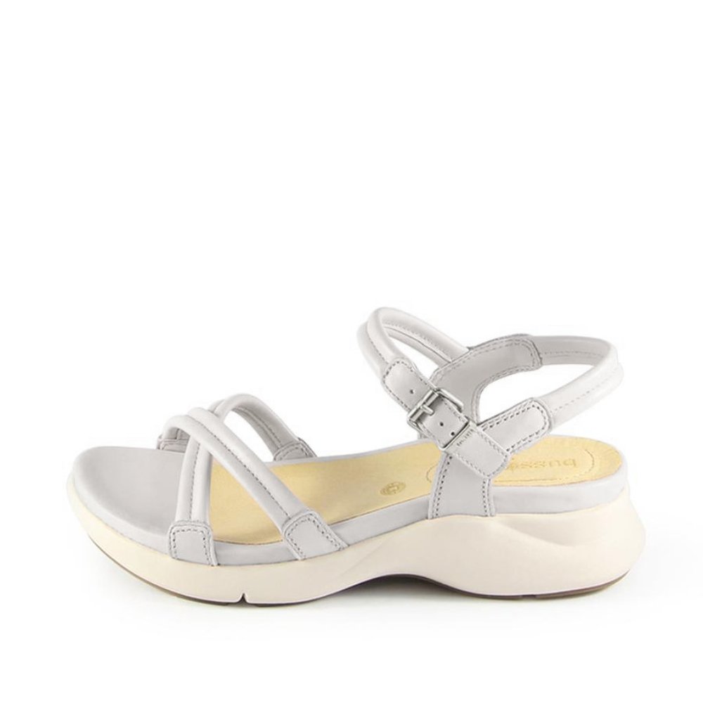 NEW Bussola Women Jamacia Crisscross Pipe Strap Chunky Platform Comfort Sandal